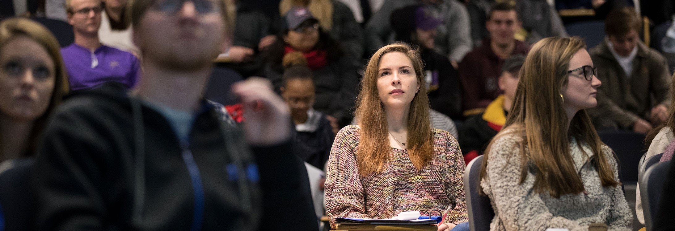 Students in a lecture