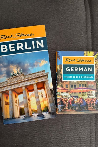 Two books by author Rick Steves about visiting Germany.